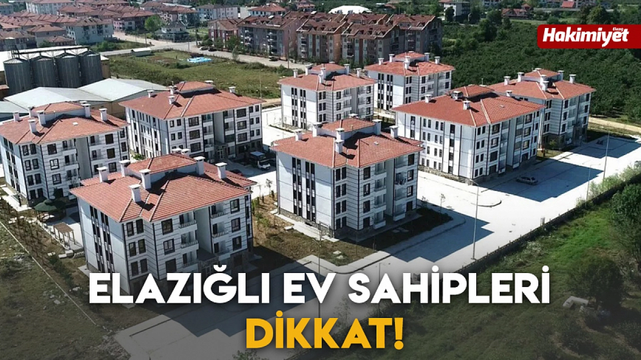 Elazığ'da Kiracılar için Önemli Gelişmeler!