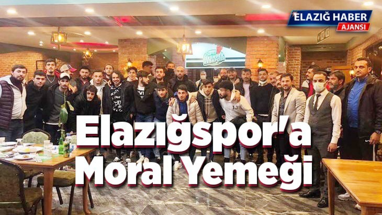 Elazığspor'a Moral Yemeği