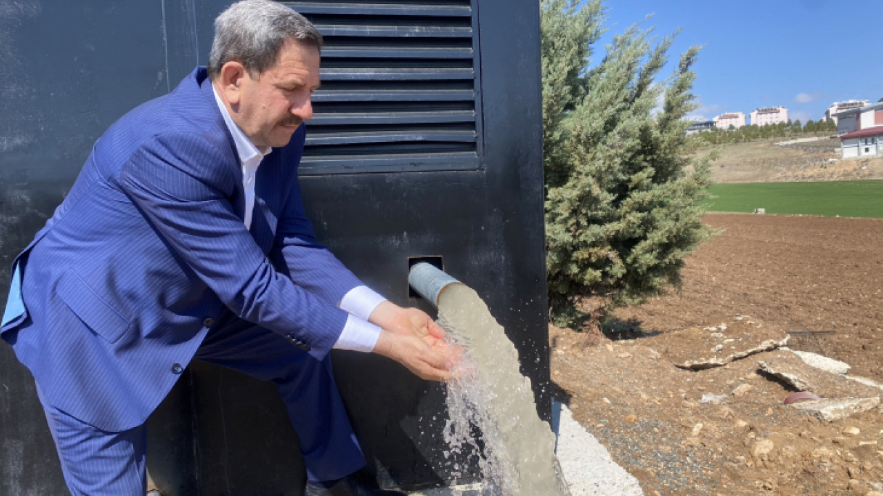 Kovancılar ilçesinde yeni içme suyu kuyusu açıldı
